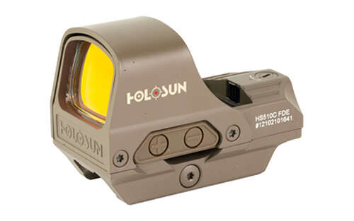 Sights Lasers Holosun Technologies 510C H-SUN REFLEX MRS RED QR FDE